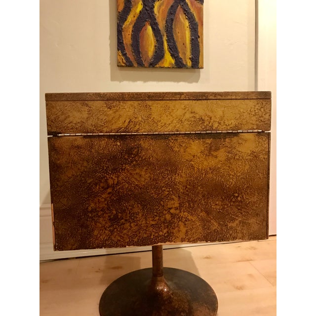 Lane Furniture Lane Modern Lacquered Folding Cube Cabinet Bar For Sale - Image 4 of 11