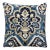 The House of Scalamandré Oushak Linen Velvet Pillow, Indigo For Sale