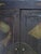 Hand Painted Flower 2 Panel Doors Antique Chinese Cabinet For Sale - Image 12 of 16