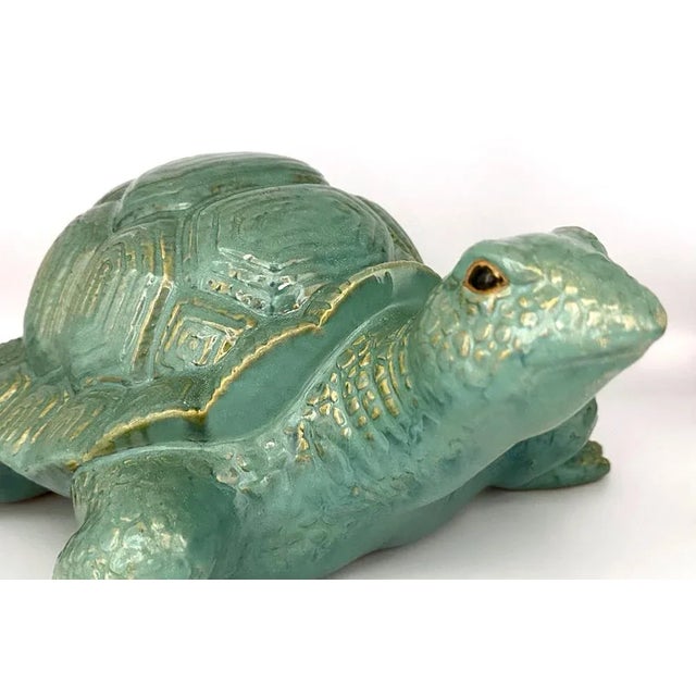 Large Italian Ceramic Turtle, 1960s For Sale - Image 9 of 12