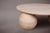Trinity Travertine Round Coffee Table 43.3" For Sale - Image 4 of 4