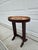Red and Gold Oval Monkey Themed Side Table For Sale - Image 6 of 14