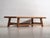 Antique low table in pine wood, traditional chinese furniture originating from northern china and dated circa 1930....