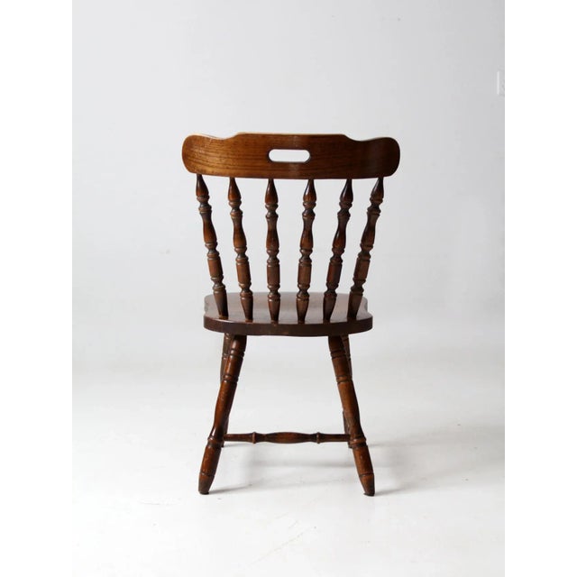 vintage-wood-pub-style-chair-chairish