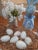XL White Alabaster Marble Duck Eggs Easter For Sale - Image 4 of 12