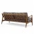 Wood Kofod Larsen for Selig Mid Century Walnut Sofa For Sale - Image 7 of 10