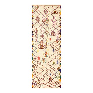 Nazmiyal Collection Vintage Shaggy Moroccan Azilal Rug For Sale