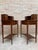 1940s Pair of Neoclassical Marquetry Bedside Tables With Drawers and Upper Compartment For Sale - Image 18 of 18