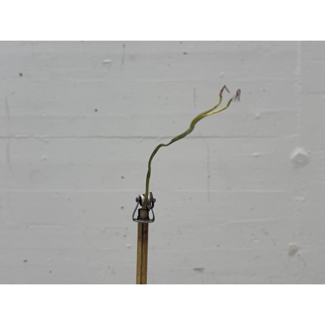 Sputnik Ceiling Light with Brass Frame and Opal Glass, 1950s For Sale - Image 12 of 13