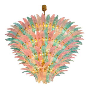Contemporary Sputnik Murano Glass "Palmetta" Multicored Italian Chandelier