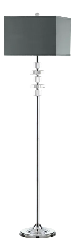 Square Floor Lamp - Crystal
