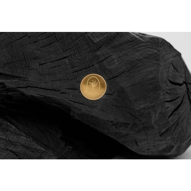 Sculptural Hardwood Stool by Logniture For Sale - Image 4 of 17