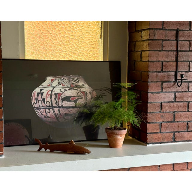 Late 20th Century Patricia Dobson “Front Line Editions” Southwestern Pottery Framed Art Print For Sale - Image 4 of 11