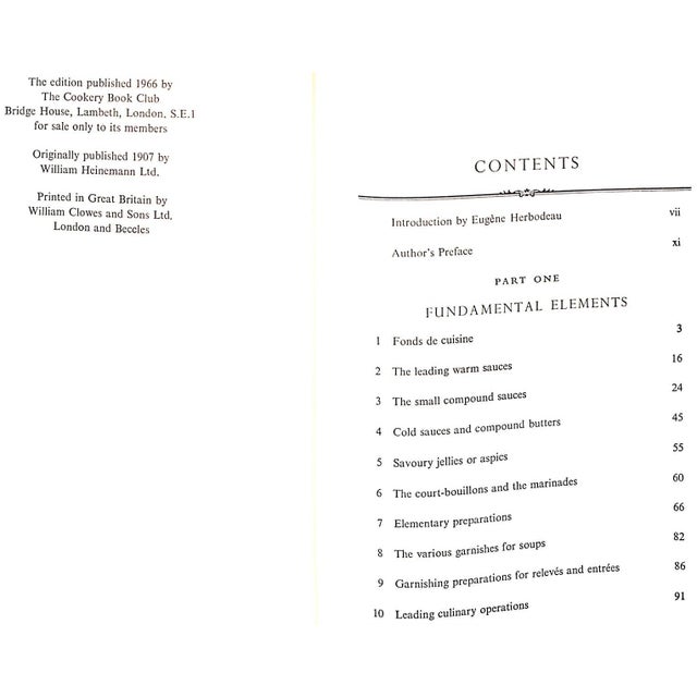 Traditional "The World's Greatest Cookery Book: A Guide to Modern Cookery" 1966 Escoffier, g.A. For Sale - Image 3 of 8