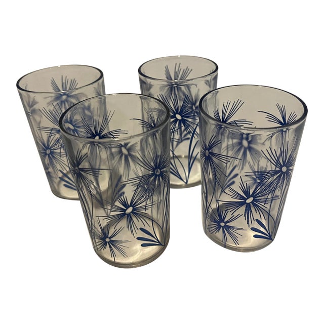 Cira 1950s Vintage Swanky Swig Juice Glasses- Set of 4 For Sale