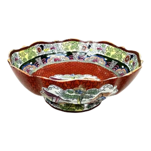 Antique Masons Ironstone Chinoiserie Bowl