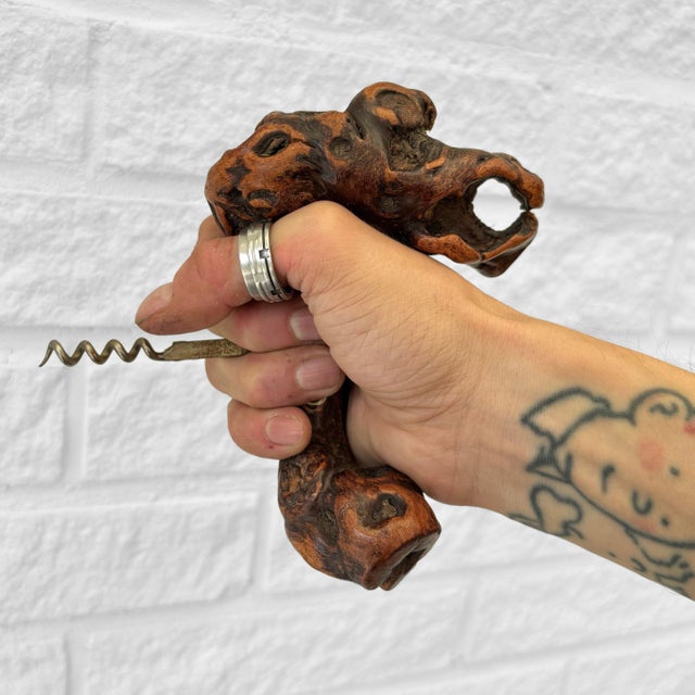 Corkscrew in Grapewood from Laurent Siret, France, 1940s For Sale - Image 3 of 7