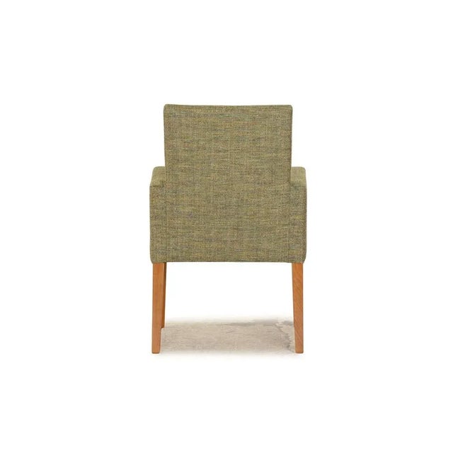 Green Andrew Chairs in Green Fabric from Lambert, Set of 8 For Sale - Image 8 of 10