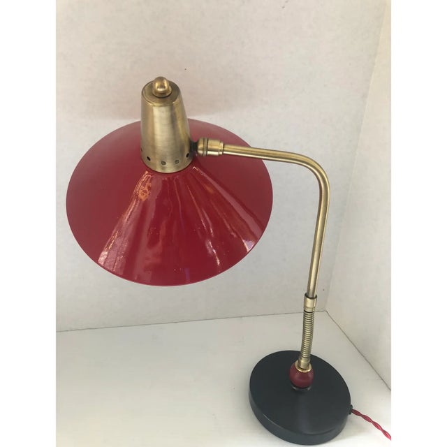 Mid-Century Modern 1970s Attributed to Stilnovo Desk Lamp For Sale - Image 3 of 6