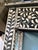 Aditya Handicrafts Indian Black & White Floral Bone Inlay Two-Drawer Console Table, 2021 For Sale - Image 11 of 12