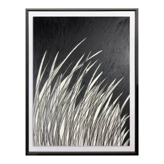 Moya Aiken Grasses Original Oil on Paper 39 X 52 For Sale