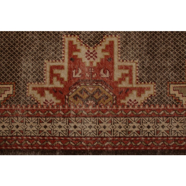 Rug & Kilim Rug & Kilim’s Etoile Rug in Red and Brown, 8x10 For Sale - Image 4 of 7