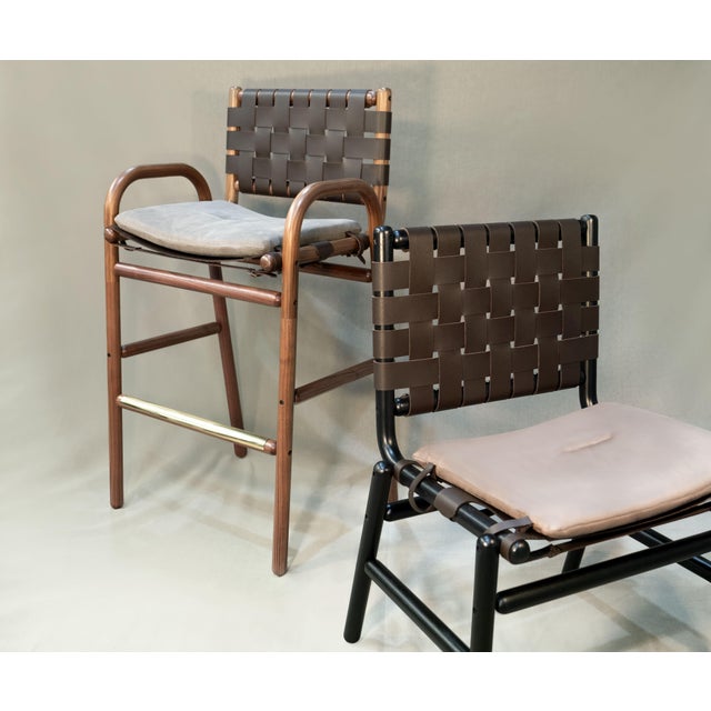 Albany Bar Chair by Wood Tailors Club For Sale - Image 4 of 10