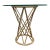 McGuire Twisted Rattan Tubular Side Table For Sale