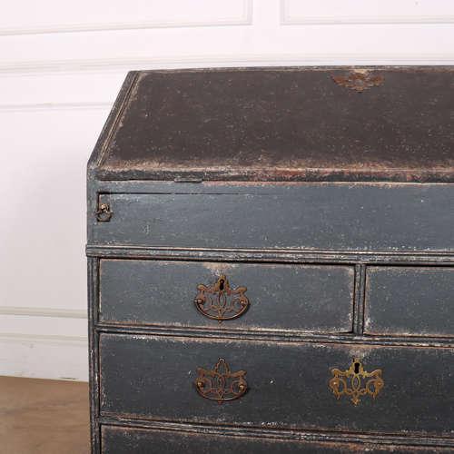 English Painted Secretaire, 18th Century For Sale - Image 3 of 11