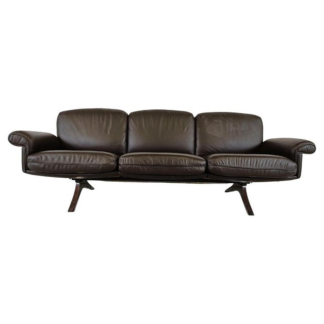 DS31 Sofa in Brown Leather from de Sede, 1970s For Sale - Image 12 of 12