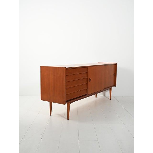 Vintage Sideboard in Teak, 1960s For Sale - Image 3 of 13