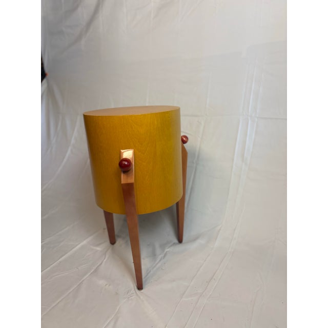 Mid 20th Century MCM Memphis Post Modern Side Table For Sale - Image 11 of 12