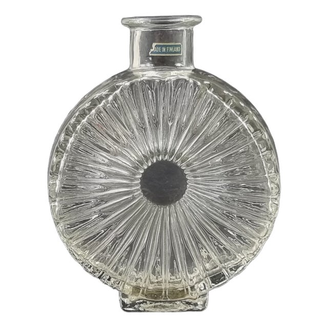 Mid-Century Aurinkopullo Series Glass Vase by Helena Tynell for Riihimäki Lasi, Finland, 1960s For Sale