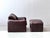 Cassina Set of Maralunga Armchair and Ottoman in Leather by Vico Magistretti for Cassina, Italy, 1970s For Sale - Image 4 of 18
