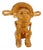 Colombian Taïrona Tumbaga Statuette of Shaman Sitting For Sale