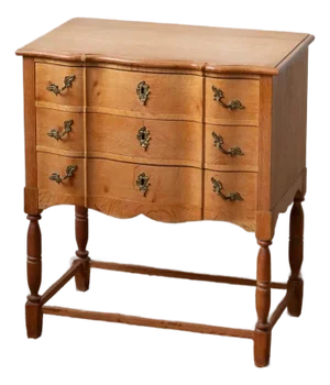 1970s Attributed to Henning Kjaernulf Danish Modern Oak Side Chest