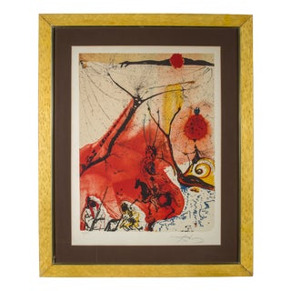 Modern Salvador Dalí­ Surrealist Signed and Numbered Original Work on Paper For Sale