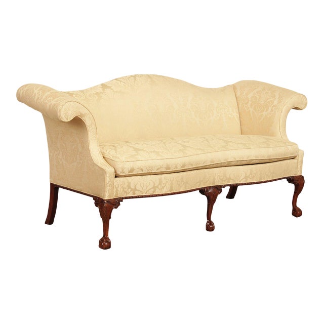 Southwood Chippendale Style Mahogany Ball & Claw Foot Sofa Chairish
