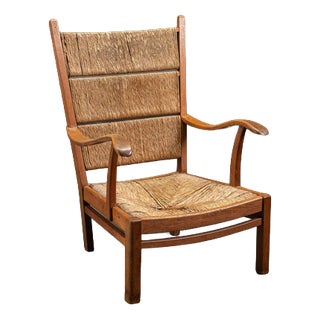 Vintage Lounge Chair in Wood, 1960s For Sale