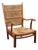 Vintage Lounge Chair in Wood, 1960s For Sale