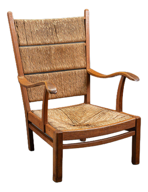 Vintage Lounge Chair in Wood, 1960s