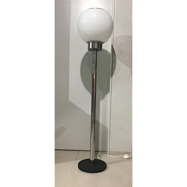 Vintage Italian Steel Ice Cream Floor Lamp, 1970s For Sale - Image 6 of 11