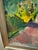2022 Oil Post-Impressionist Jose Trujillo Original Garden Path, Framed in Plein Air For Sale - Image 4 of 8