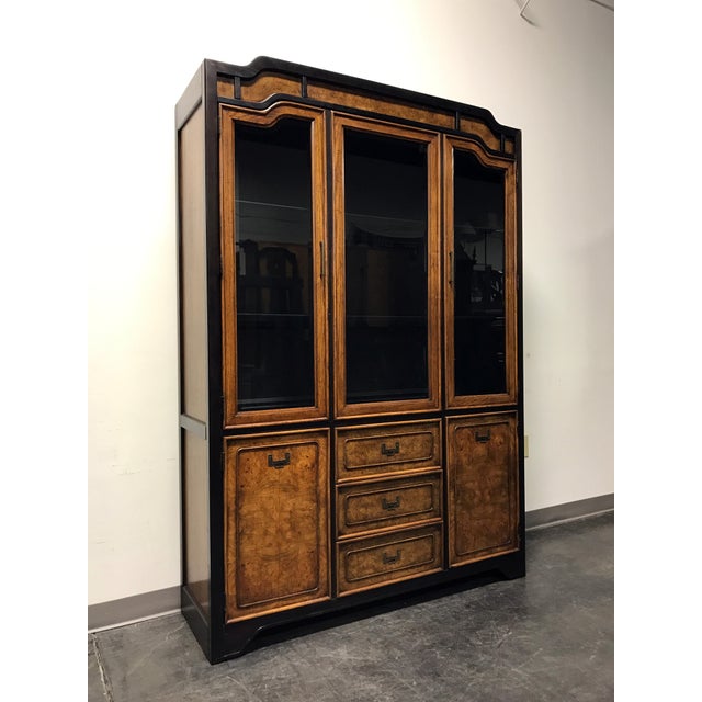 Stanley "Kyoto" Vintage Asian Style China Cabinet | Chairish
