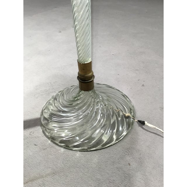 Metal Model 529 Floor Lamp by Carlo Scarpa for Venini, 1940s For Sale - Image 7 of 9