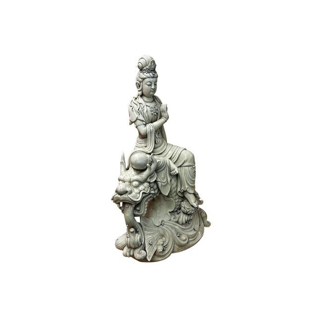 Discover the serene beauty of our exquisite White Porcelain Guan Yin Statue, a timeless masterpiece that embodies peace,...