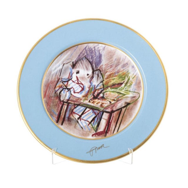 Porcelain Plate by Julio Pomar For Sale - Image 6 of 6
