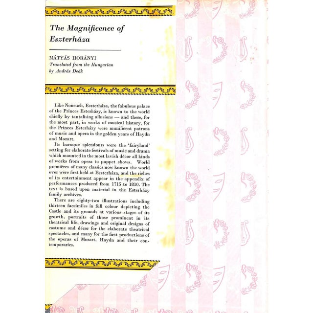 HORANYI, Matyas [260] pp. Barrie and Rockliff 1962 9 3/4" x 7" Esterháza is a palace in Fertőd, Hungary, built by Prince...