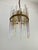 1960s Vintage Italian Chandelier in Brass and Murano Glass, 1960s For Sale - Image 5 of 14