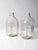 Vintage Glass Milk Jugs Pair For Sale - Image 6 of 9